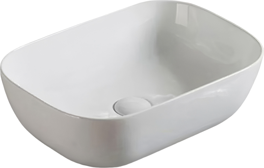 Раковина SantiLine SL-1105 накладная, белая