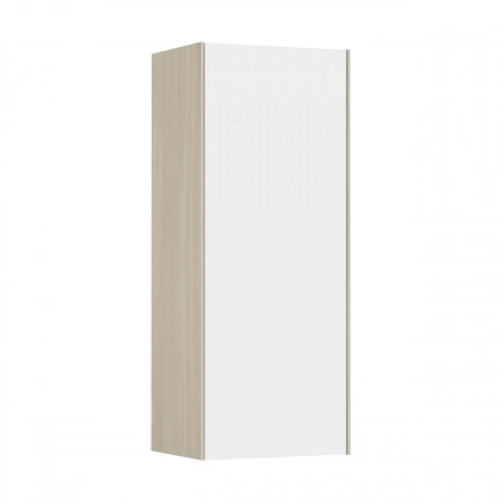 Шкаф навесной Aquaton Асти 40 белый глянец, ясень шимо