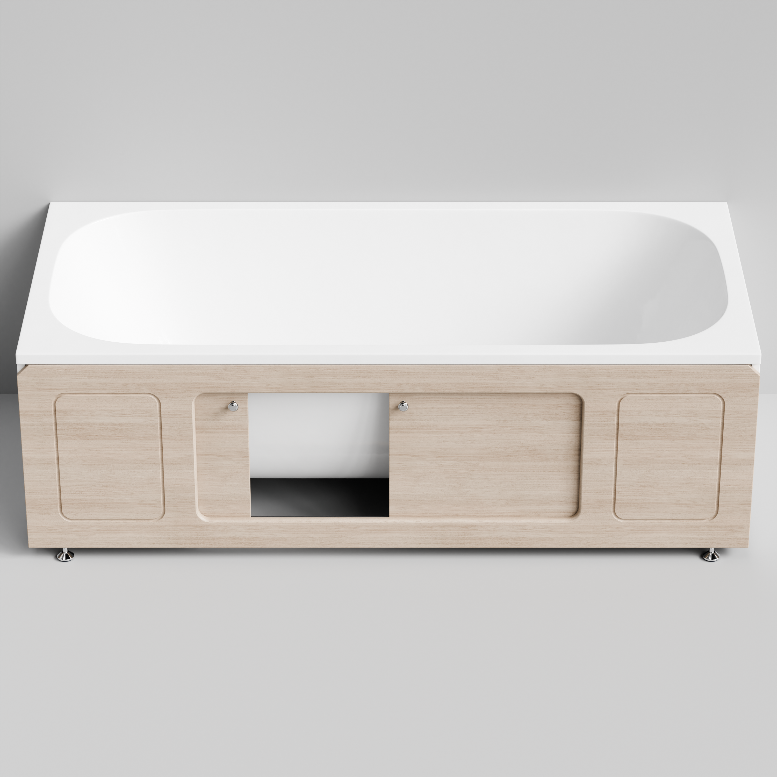 Экран под ванну Vod-ok Лидер 180 раздвижной дуб