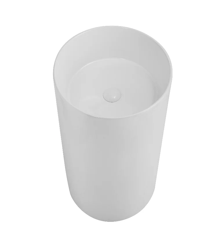 Раковина SantiLine SL-4014 напольная, белая