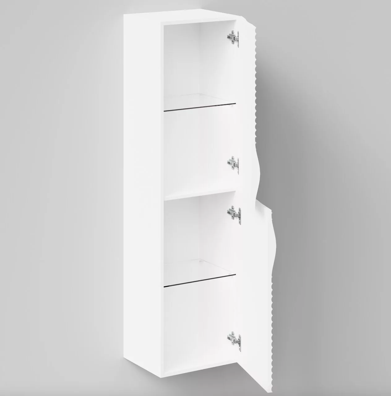 Пенал Vod-ok Elite Эйфория 40 L/R подвесной, F2 волна, белый + 7 цветов