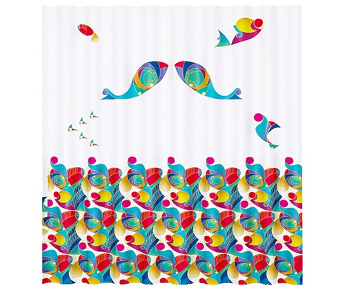 Тканевая шторка WasserKraft Berkel SC-68101