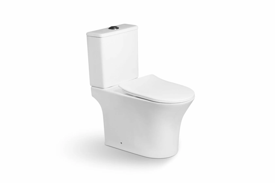 Унитаз SantiLine SL-5022 напольный, безободковый, белый