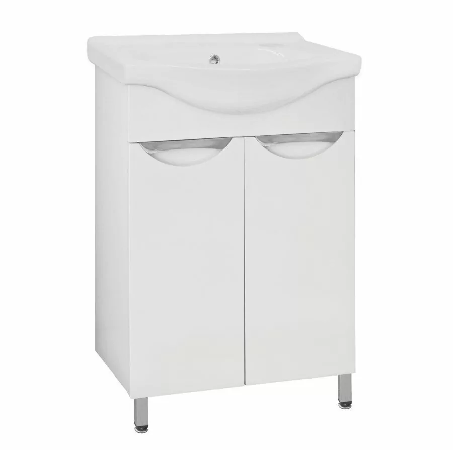 Мебель для ванной Style Line Жасмин 60 комплект, напольный, белый