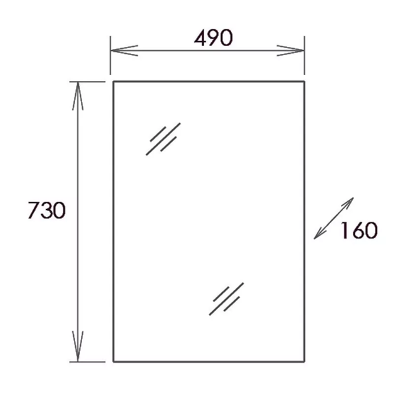 Зеркало-шкаф Onika Венеция 50.00 белый