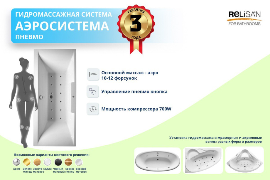 Аэросистема - пневмо ( 10 аэро форсунок)