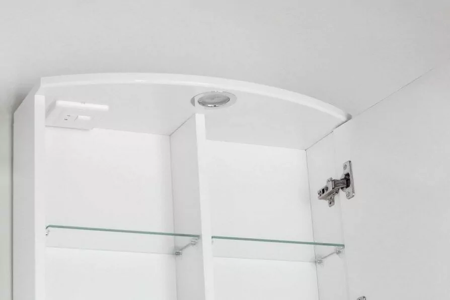 Зеркало-шкаф Style Line Жасмин 2 50/С, Люкс свет, белый