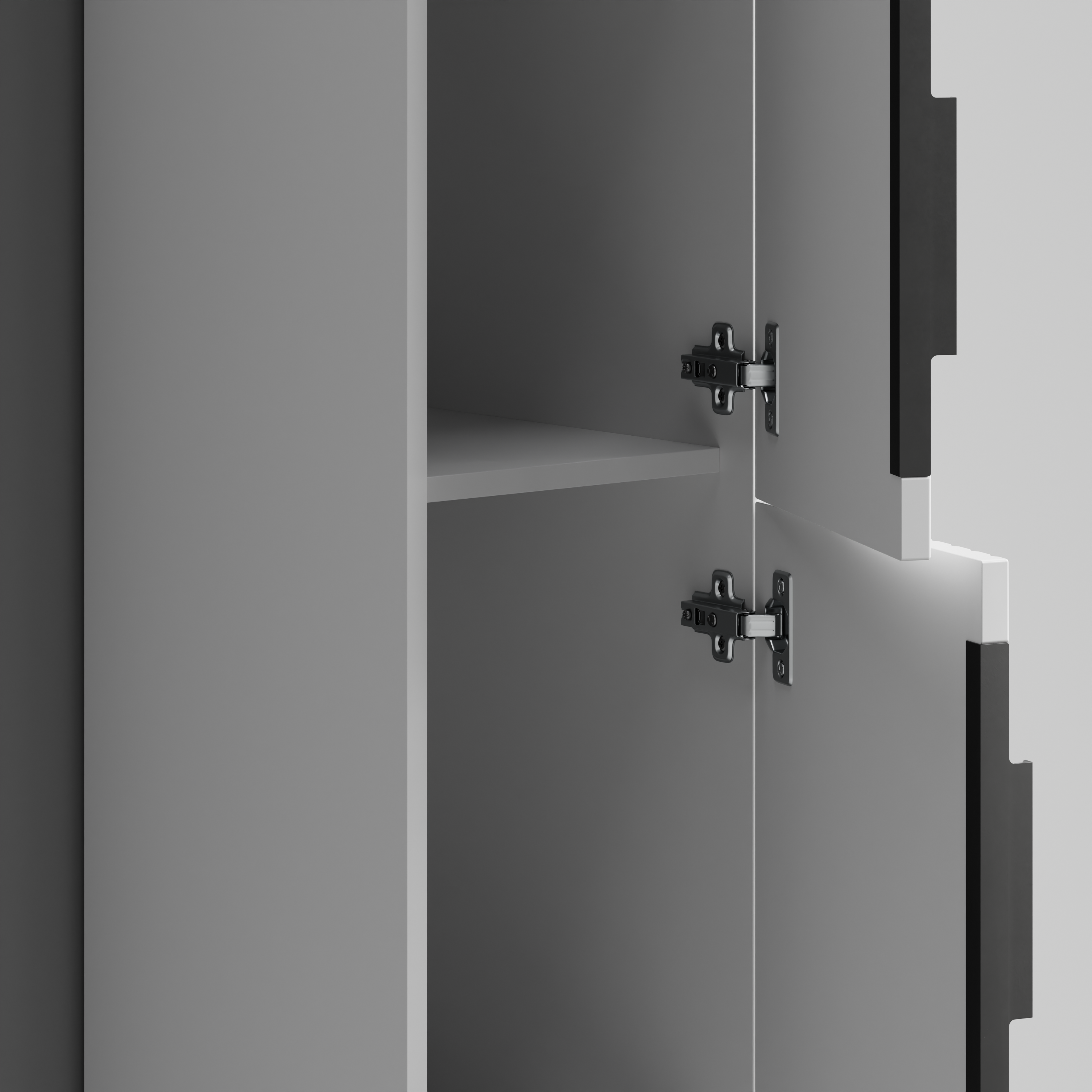 Пенал Vod-ok Дольче 30 L/R, 2 двери, напольный, белый + 13 цветов