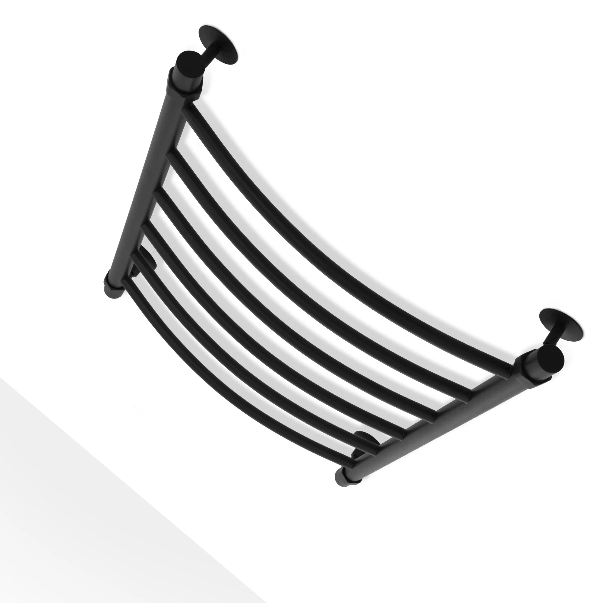 Полотенцесушитель водяной Energy Classic 800x500 черный матовый, тип "лесенка", нержавеющая сталь, подключение 3/4"