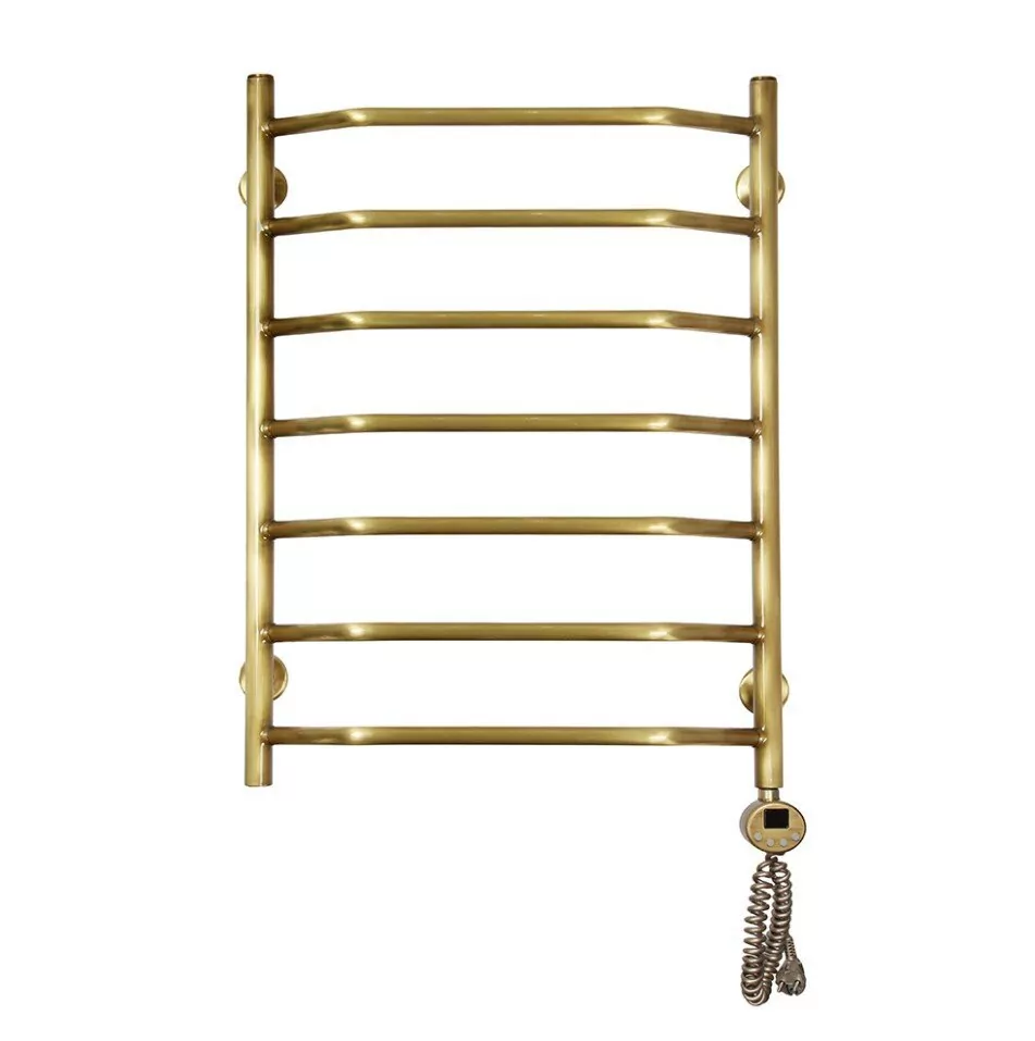 Полотенцесушитель электрический Domoterm Лаура П7 500x700 АБР ER, античная бронза