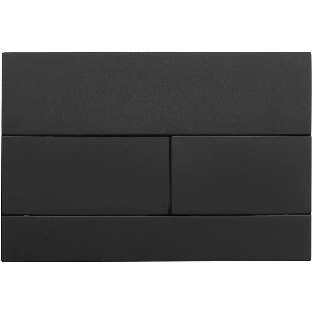 Кнопка смыва Veconi FLUSH V7, FLV7-B, 240х162х10, пластик, черный матовый