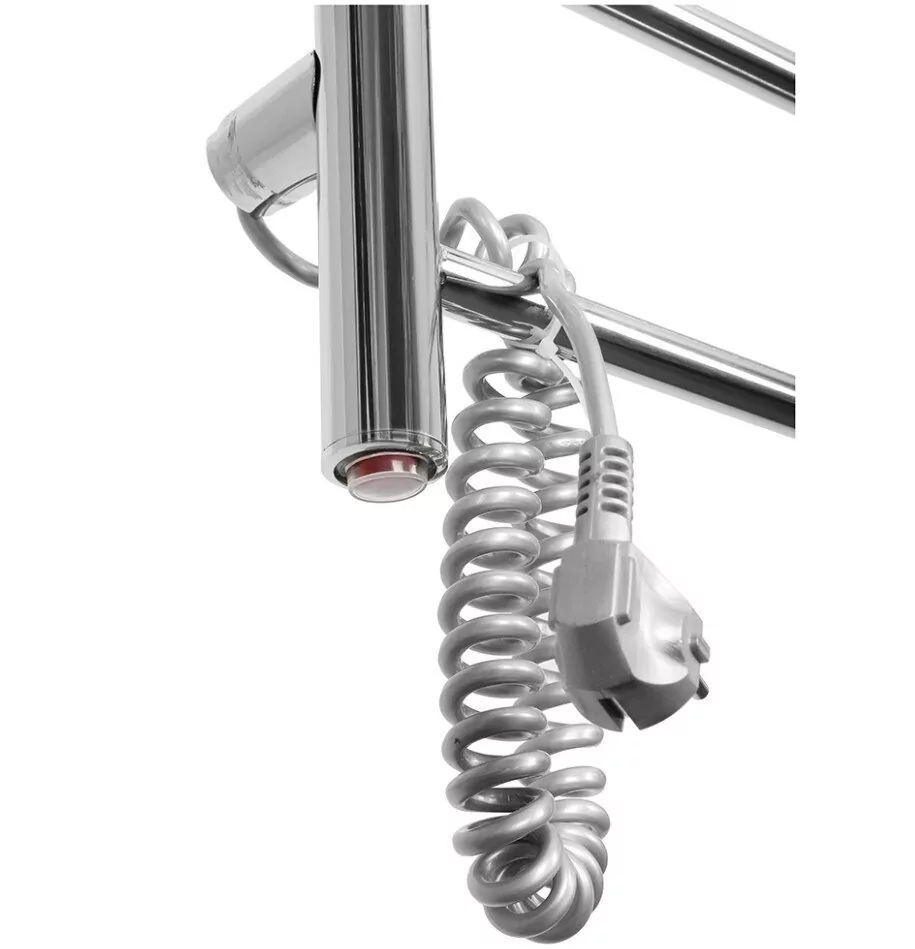 Полотенцесушитель электрический Domoterm Аврора 109-5 50х60 EK L левый, хром