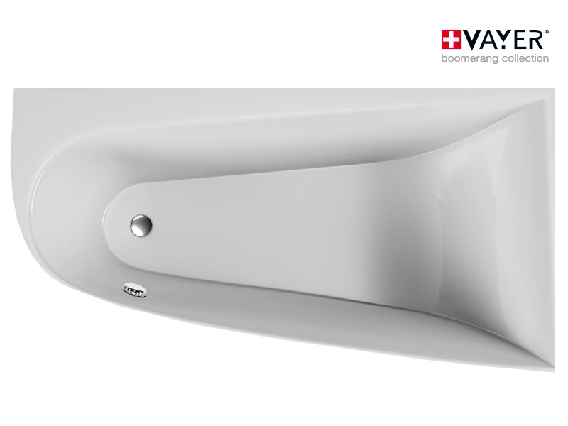 Ванна акриловая Vayer Boomerang 180x100 R правая