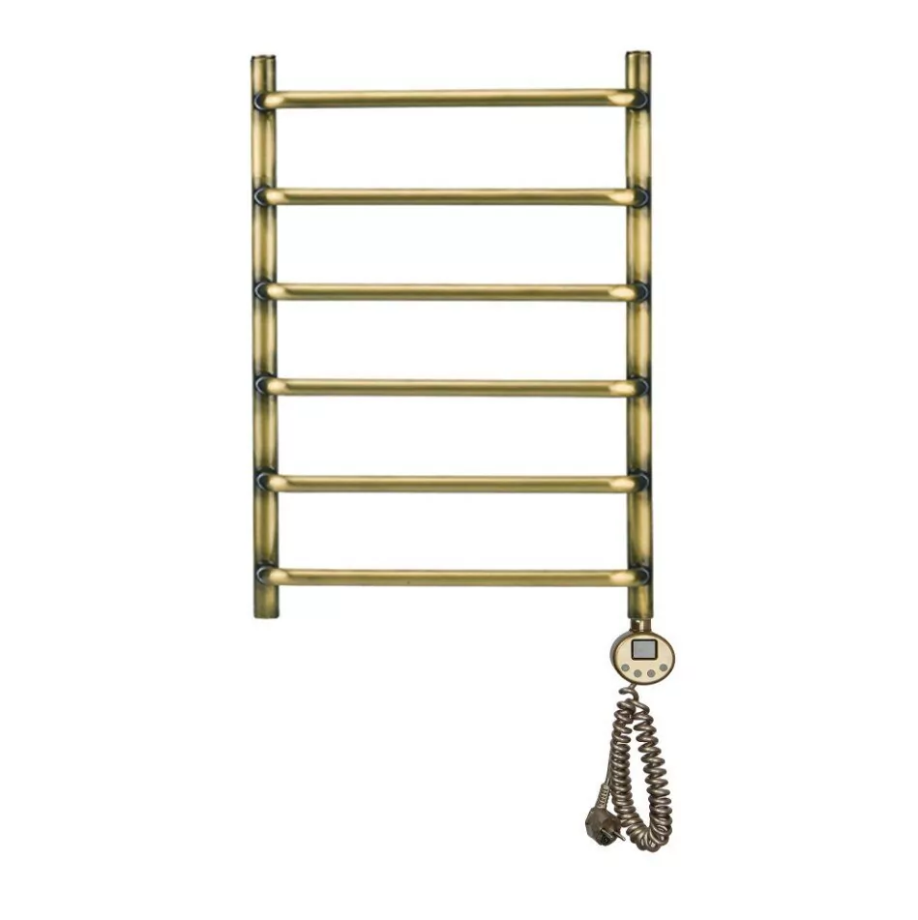 Полотенцесушитель электрический Domoterm Стефано П7 400x700 АБР ER, античная бронза