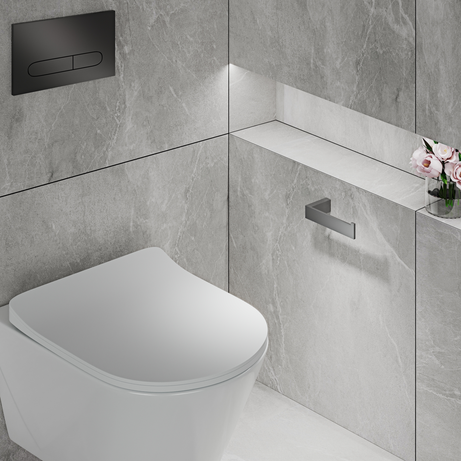 Бумагодержатель Timo Petruma 15241/18 черное золото