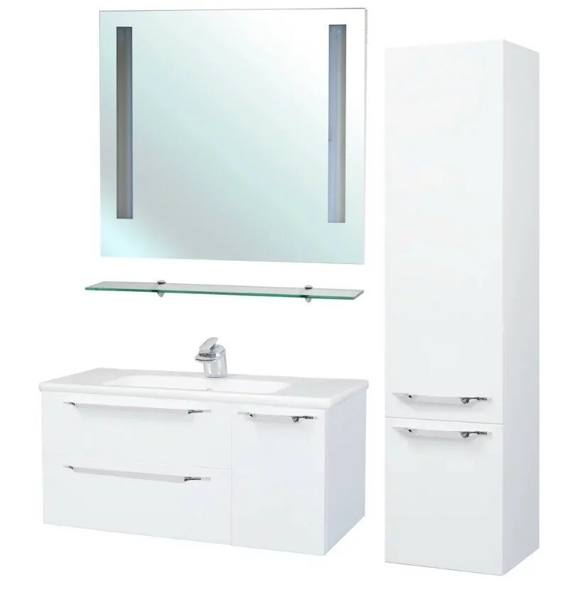 Пенал Bellezza Луиджи 35 R подвесной, белый