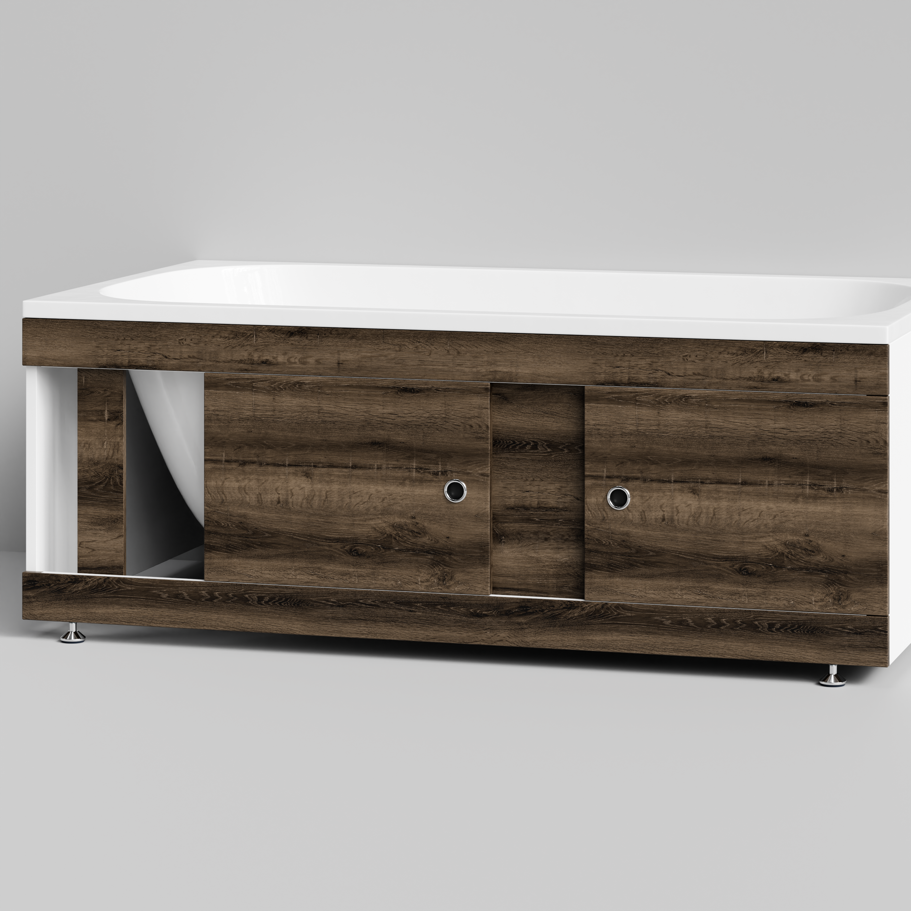 Экран под ванну Vod-ok Купе 150 раздвижной Дуб крымский коричневый