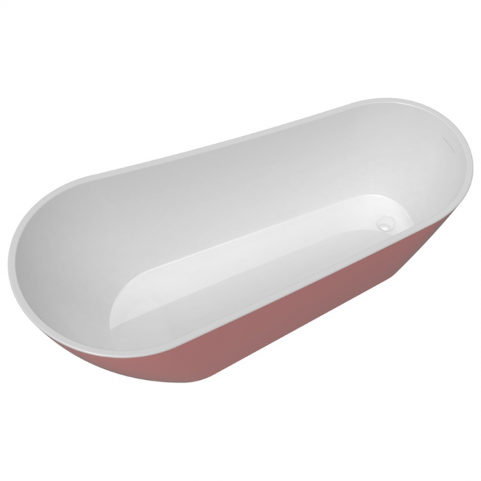 Ванна акриловая Delice Riviera 170х74 DLR440103P розовый матовый