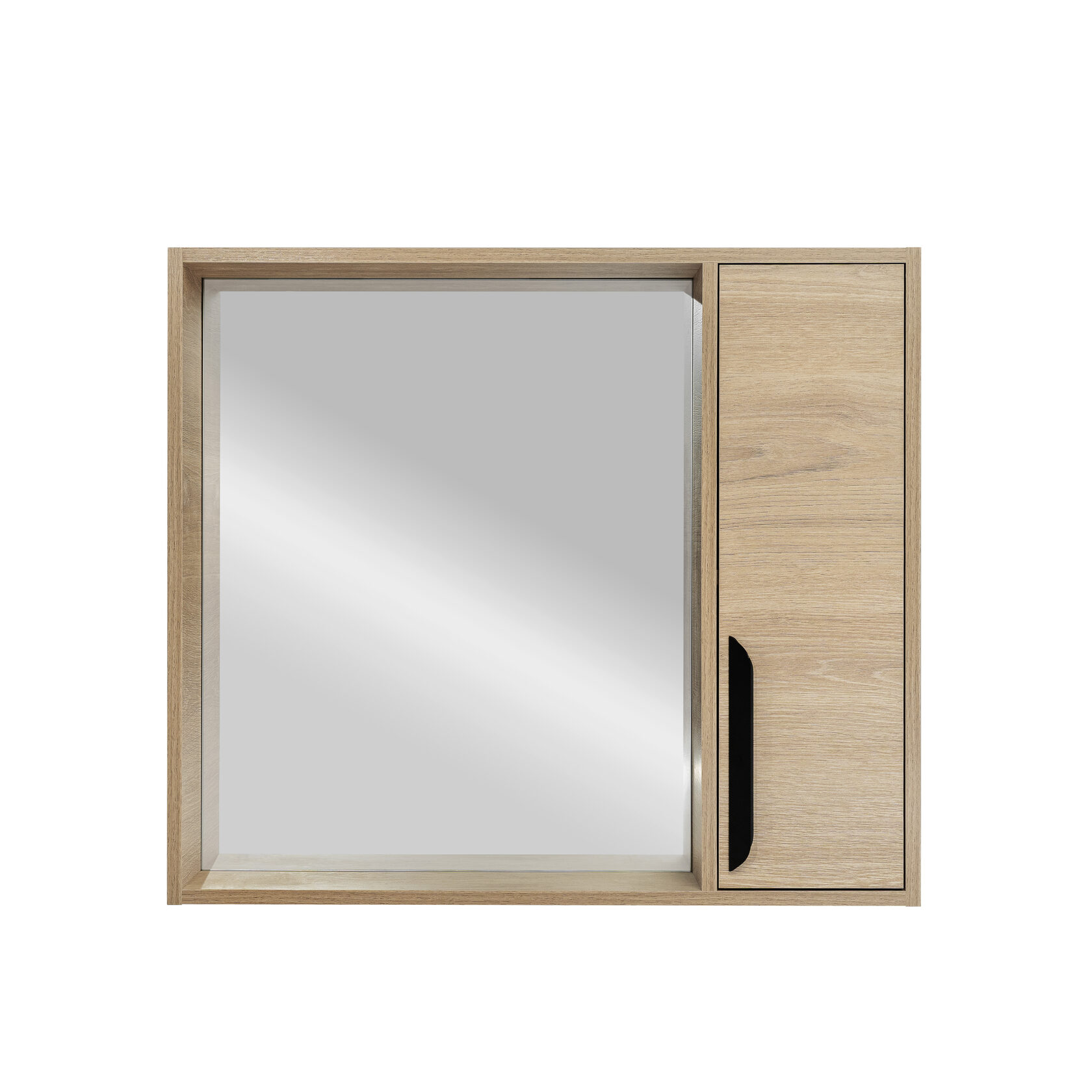 Зеркало-шкаф Viant Кельн 80 R светлое дерево