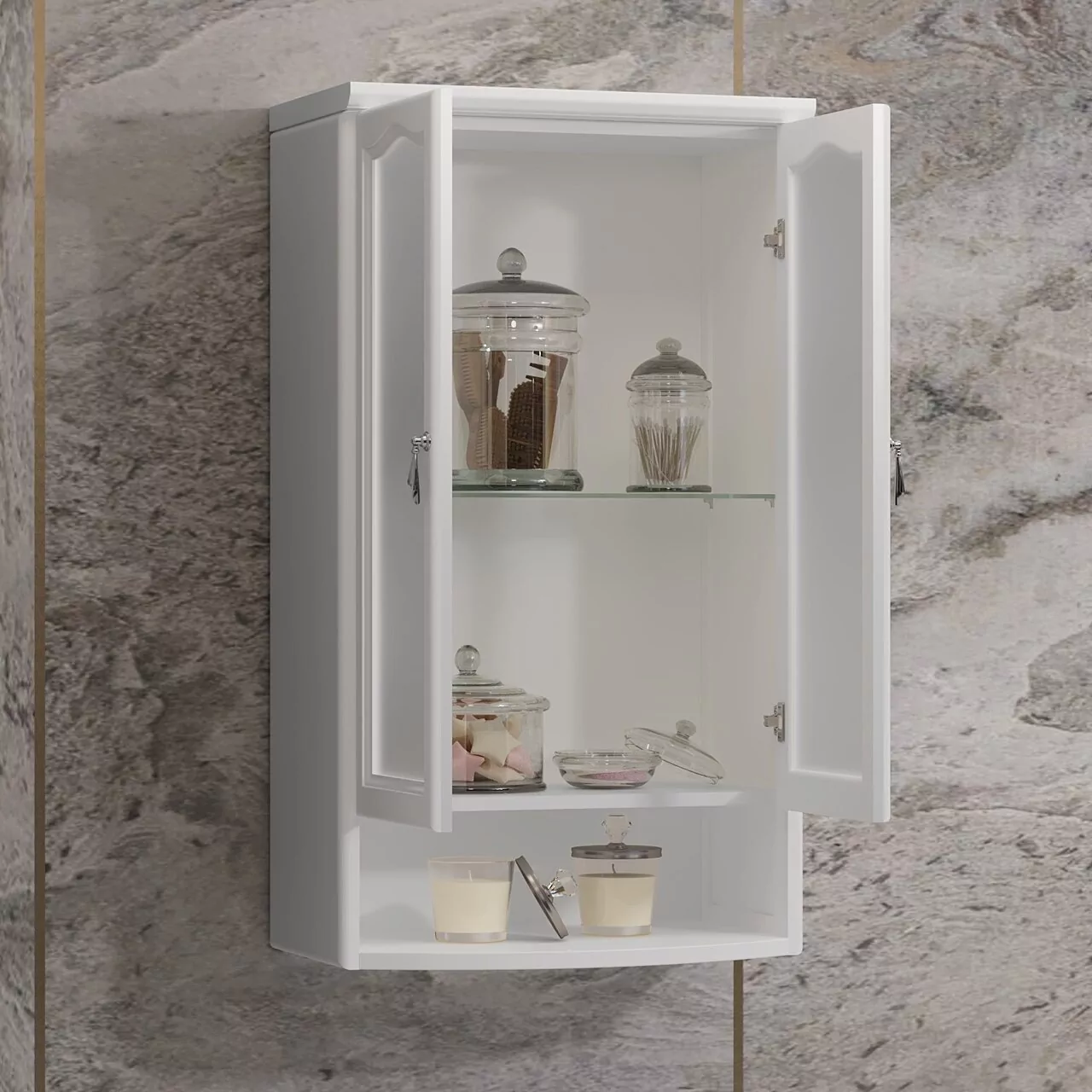 Шкаф навесной Opadiris Риспекто 60 белый матовый