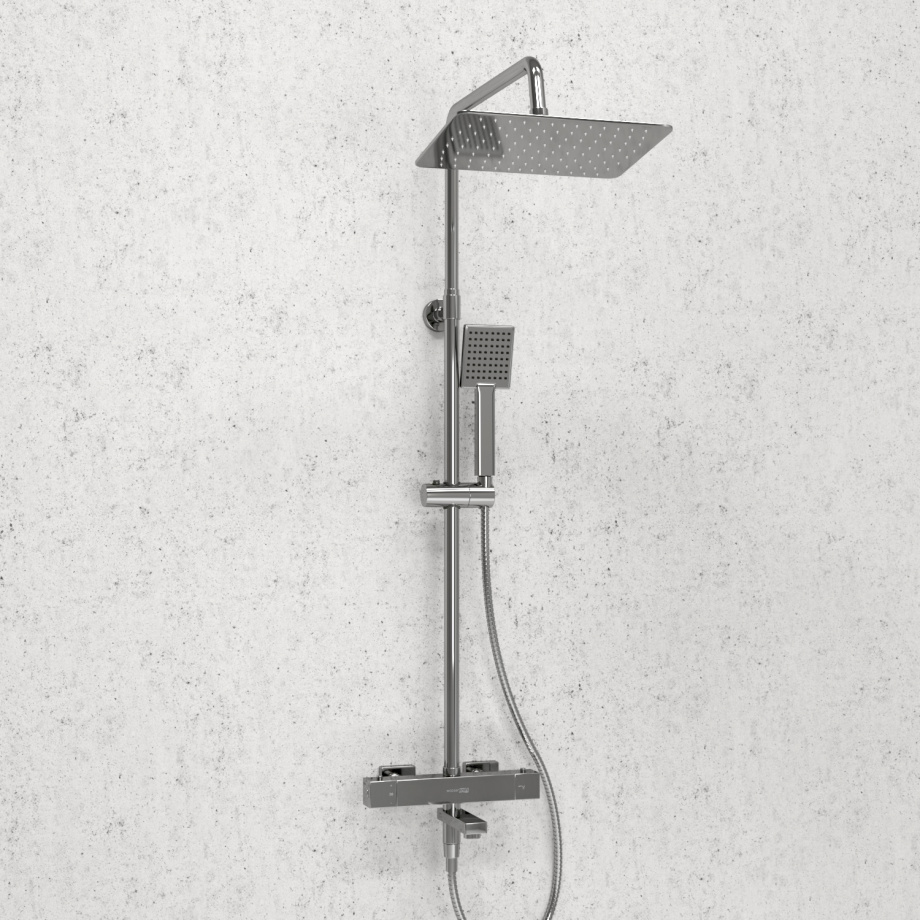 Душевая стойка WasserKraft A199.069.141.010.CH Thermo хром