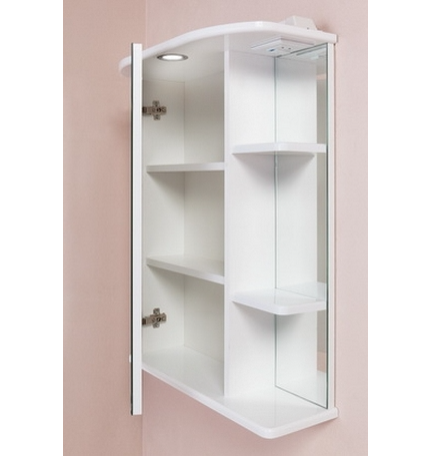 Зеркало-шкаф Onika Карина 55.01 L свет, белый