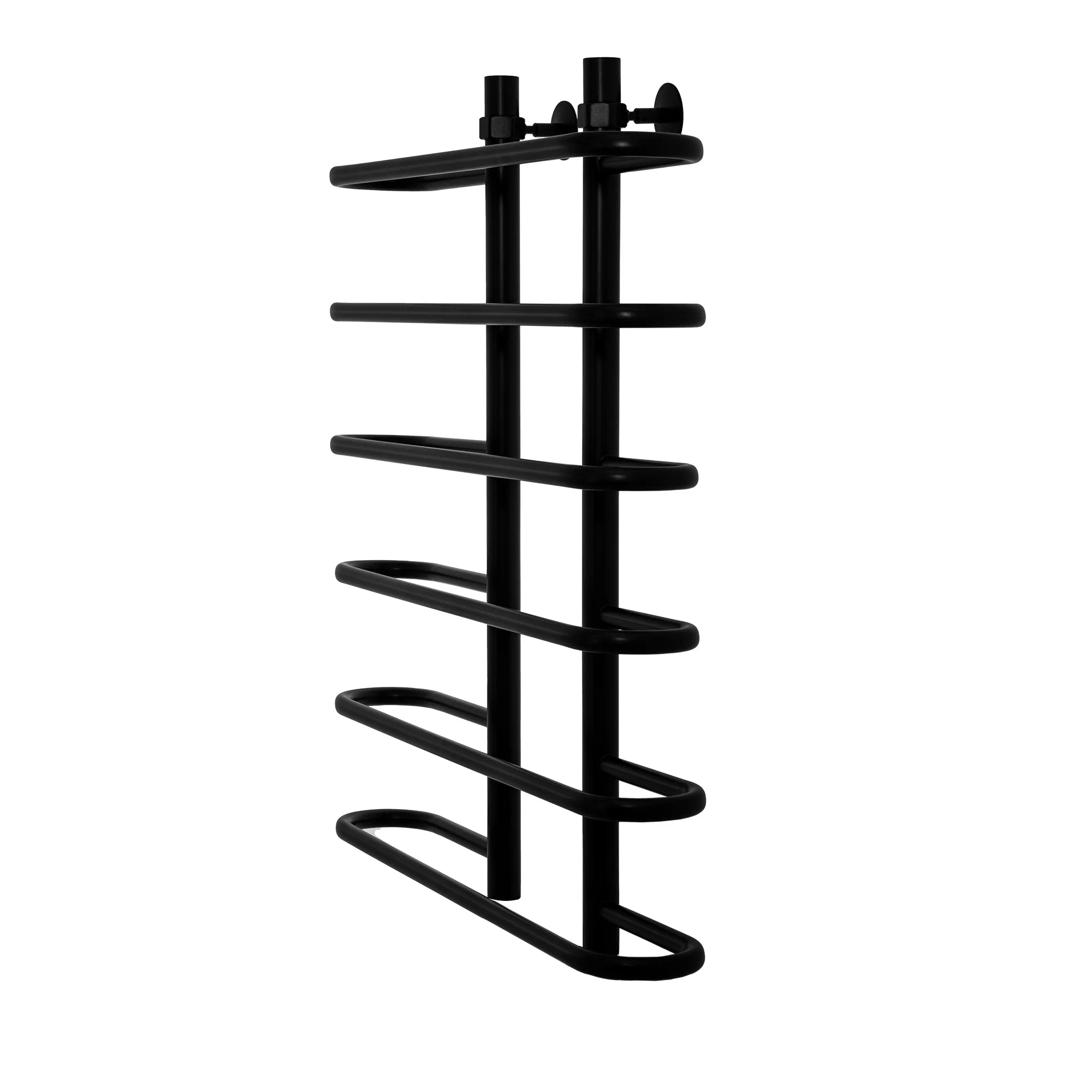 Полотенцесушитель водяной Energy Aero 800x600 черный матовый, окрашенная нержавеющая сталь AISI304, подключение 3/4"