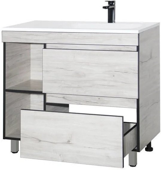 Тумба с раковиной Style Line Берлин 90 R напольная, соната