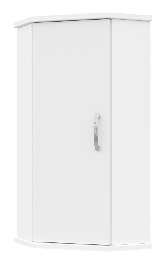 Шкаф навесной Misty Лилия 34 L/R, угловой, белый