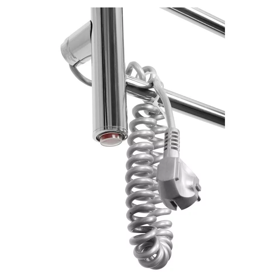 Полотенцесушитель электрический Domoterm Аврора 109-10 50х90 L левый, хром