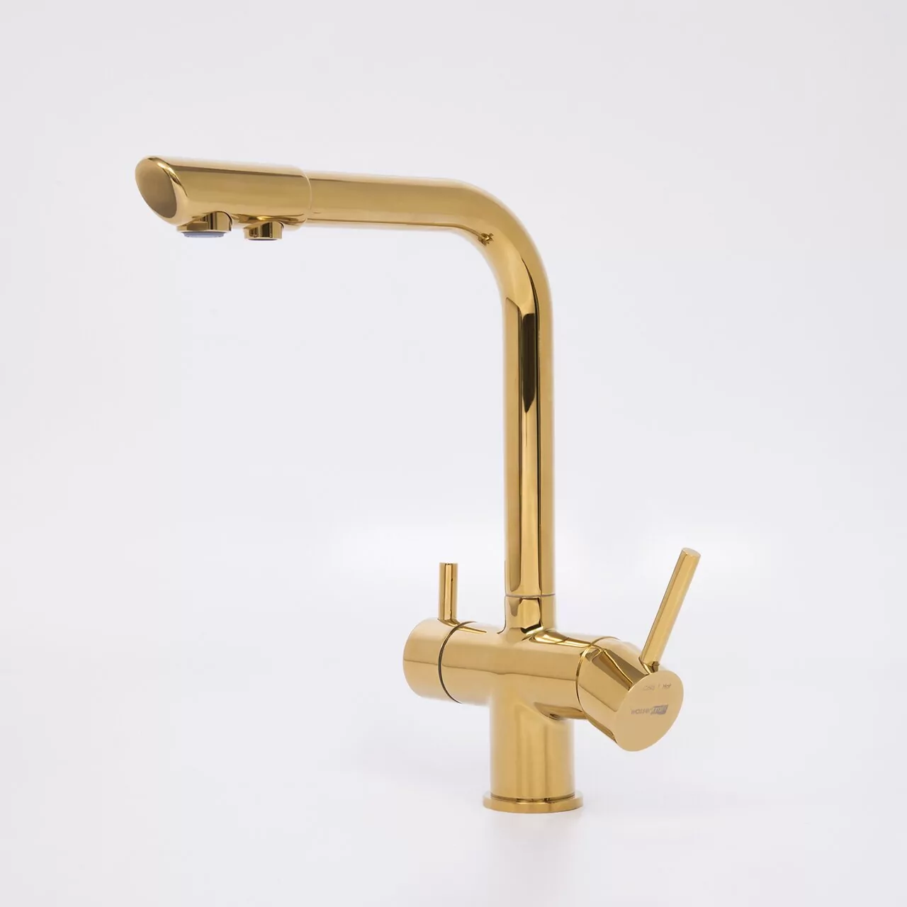 Смеситель для кухни WasserKraft A8377 глянцевое золото