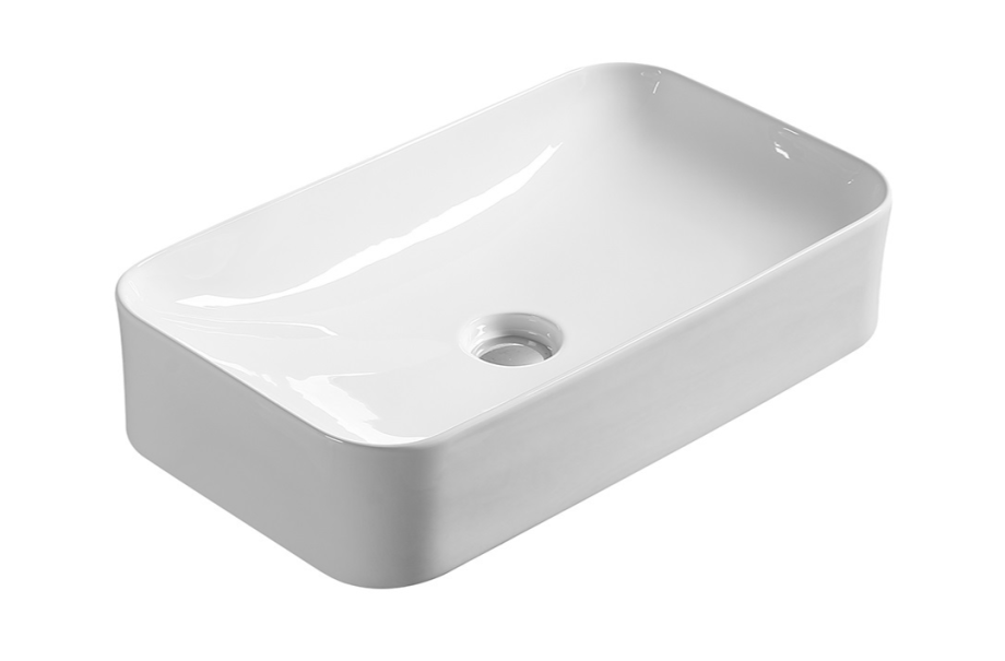 Раковина SantiLine SL-1008 накладная, белая
