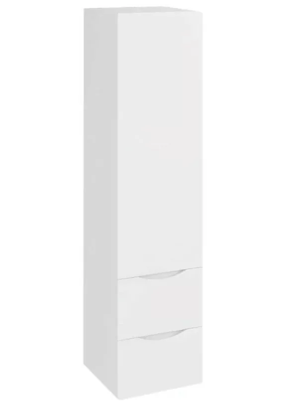 Пенал Bellezza Санриса 35 L подвесной, 2 ящика, белый