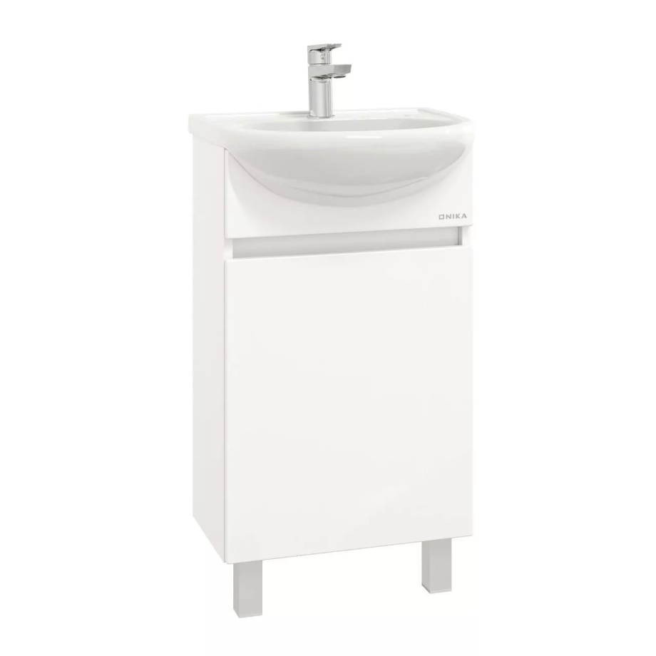 Тумба с раковиной Onika Милтон 45 напольная, белый
