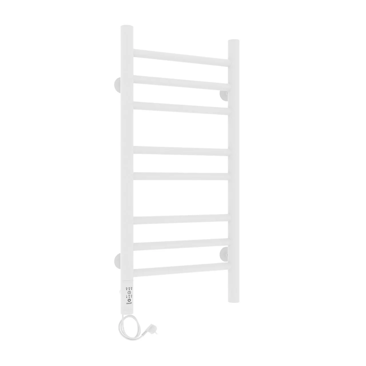 Полотенцесушитель электрический Laris Лаванда ЧК П8 300х700 левый, белый матовый