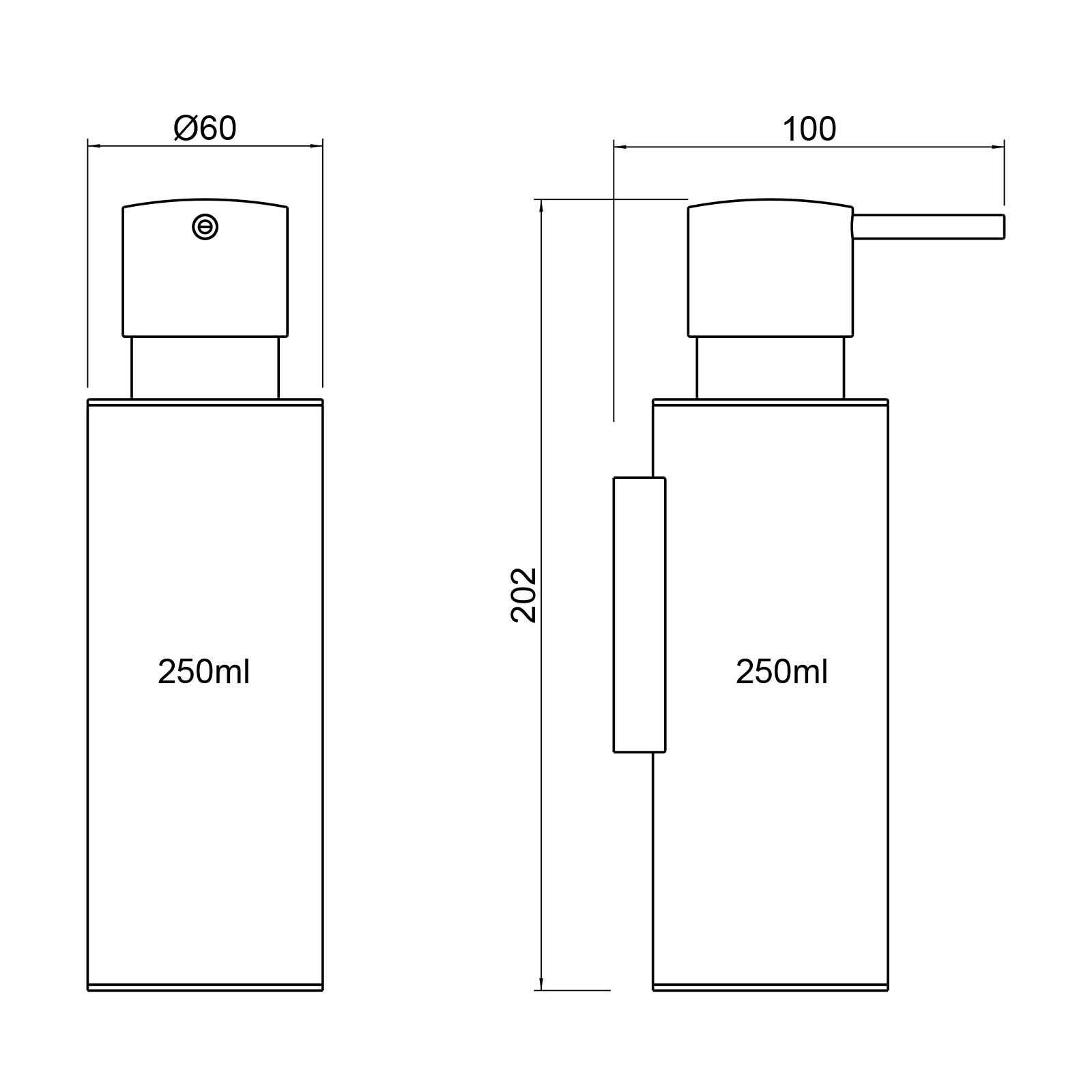 Дозатор Timo Saona 13339/18 черное золото