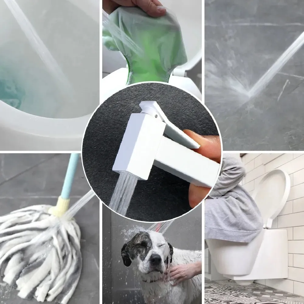 Смеситель с гигиеническим душем BOCH MANN RESIA W CK-P11W, белый