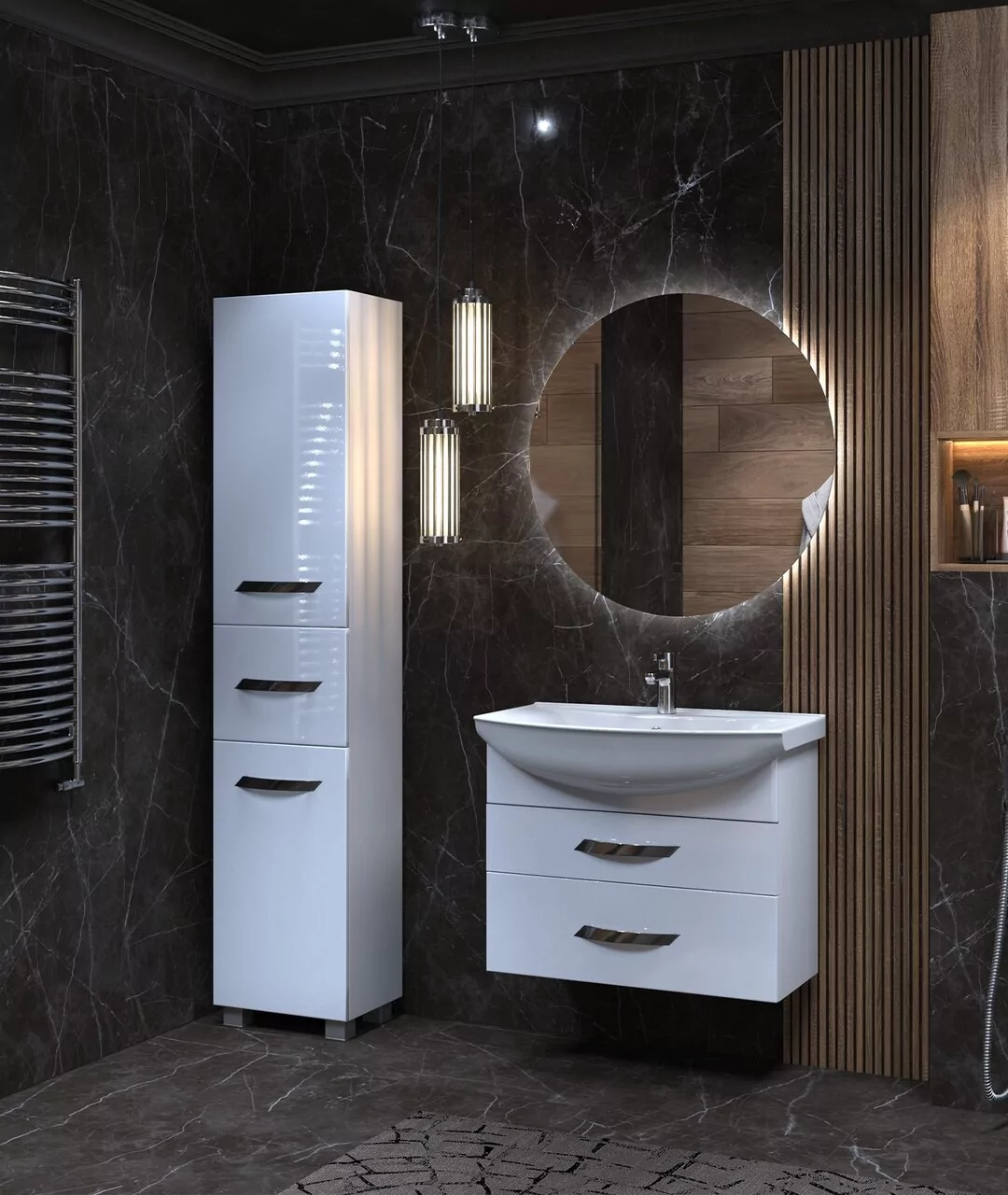 Зеркало Vigo Otti 80 свет, сенсор