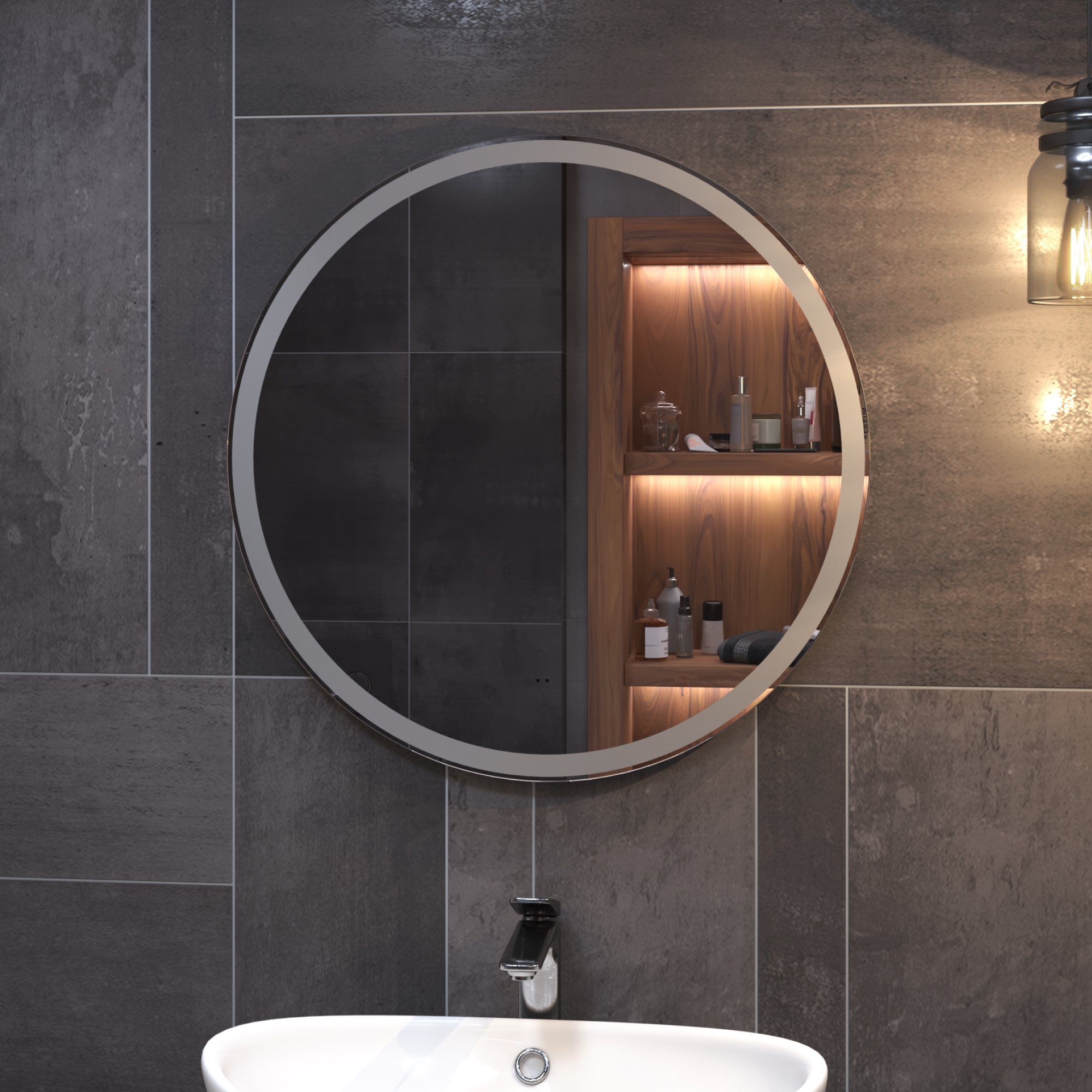 Зеркало Vigo Cosmo Comfort 70 свет, сенсор, антизапотевание