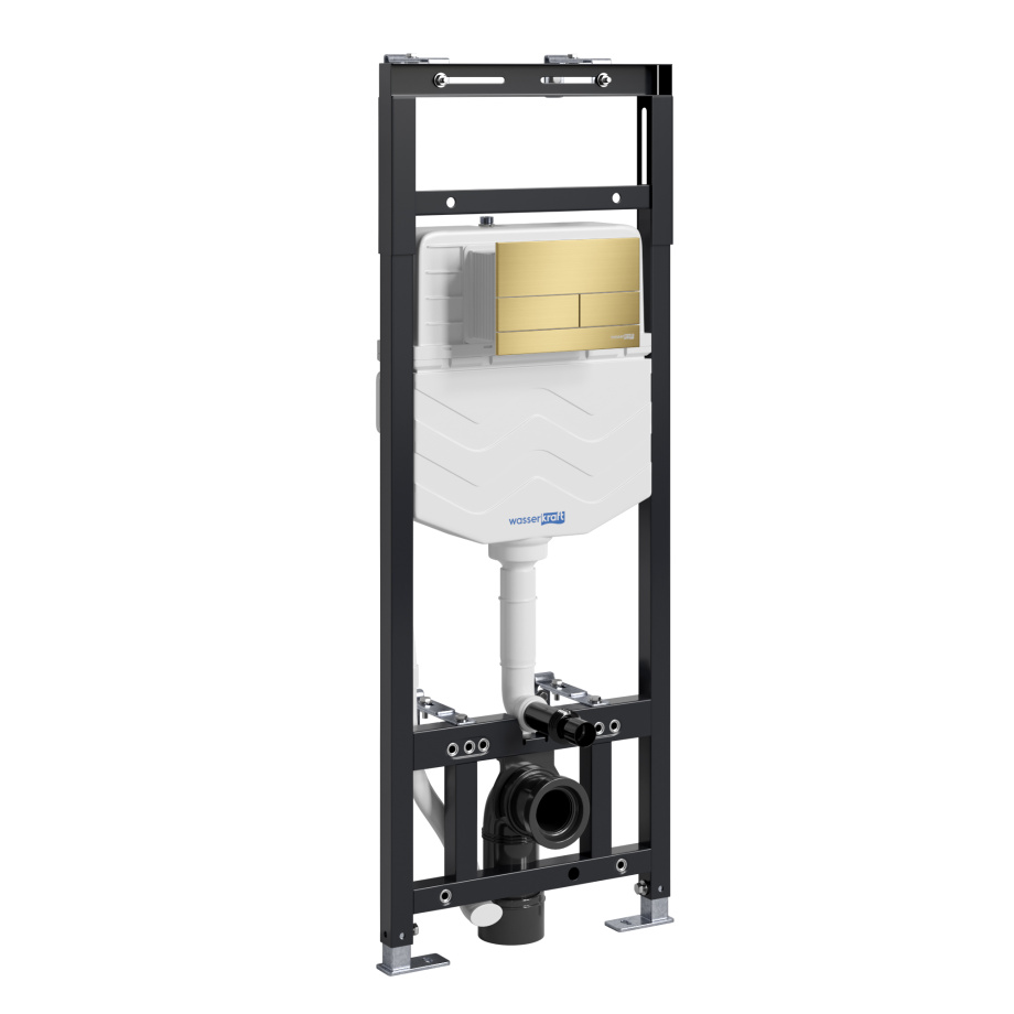 Инсталляция WasserKraft Alme 15TLT.010.ME.MG04 для подвесного унитаза, с кнопкой