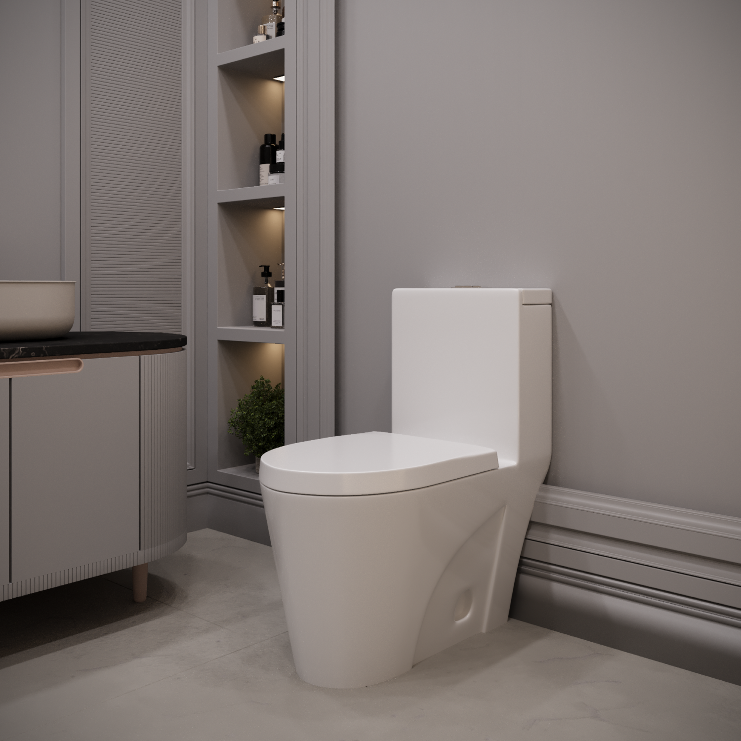 Унитаз Stella Polar Таррагона KN6224000 напольный, белый