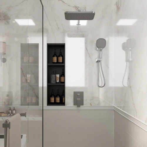 Встраиваемая душевая система Veconi AVELLA AV-410-C-C4, Хром глянец от магазина Vanna-Vanna.ru!