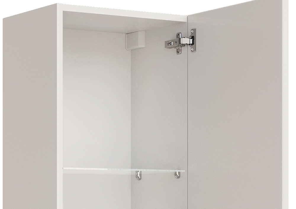 Пенал ASB Woodline Федерика 40 R напольный, белый