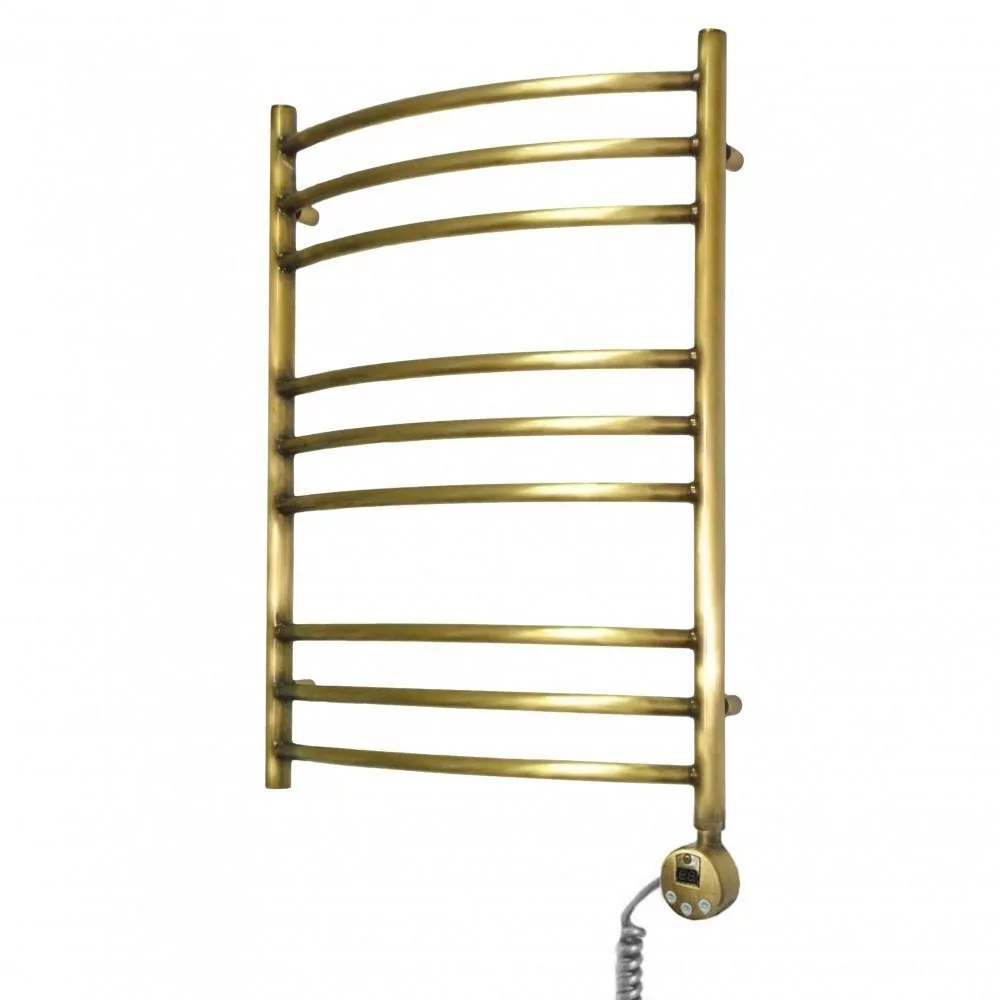 Полотенцесушитель электрический Domoterm Калипсо П9 500x700 ER правый, античная бронза