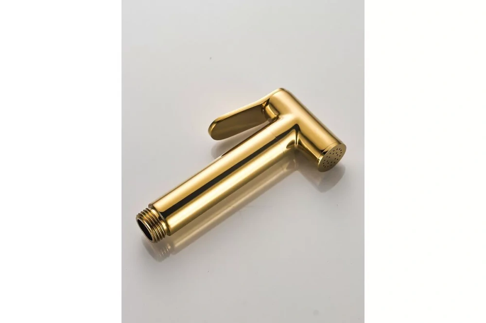 Смеситель с гигиеническим душем ALMAes Agata AL-877-08 золото от магазина Vanna-Vanna.ru!