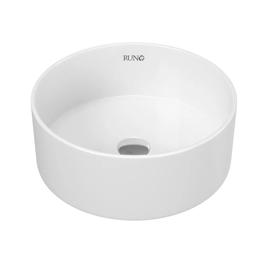 Раковина Runo PALLA D41 круглая, белый