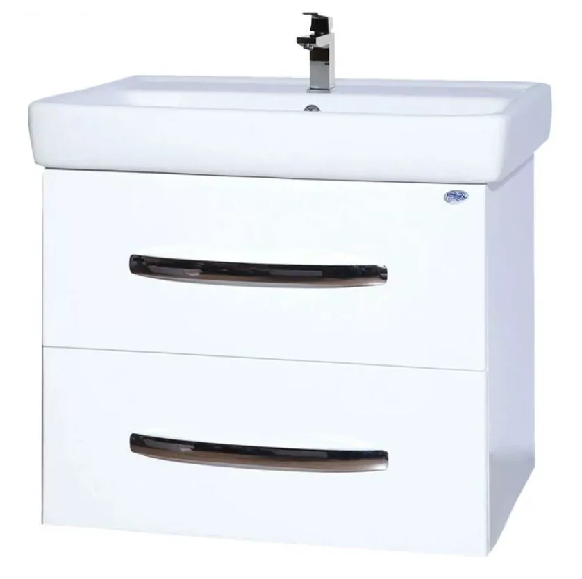 Тумба с раковиной Bellezza Рокко 60 подвесная, белая