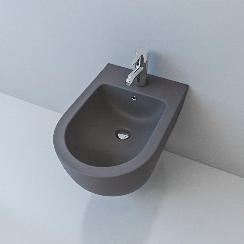 Биде подвесное Esbano GARCIA (matt GREY) 550x370x330