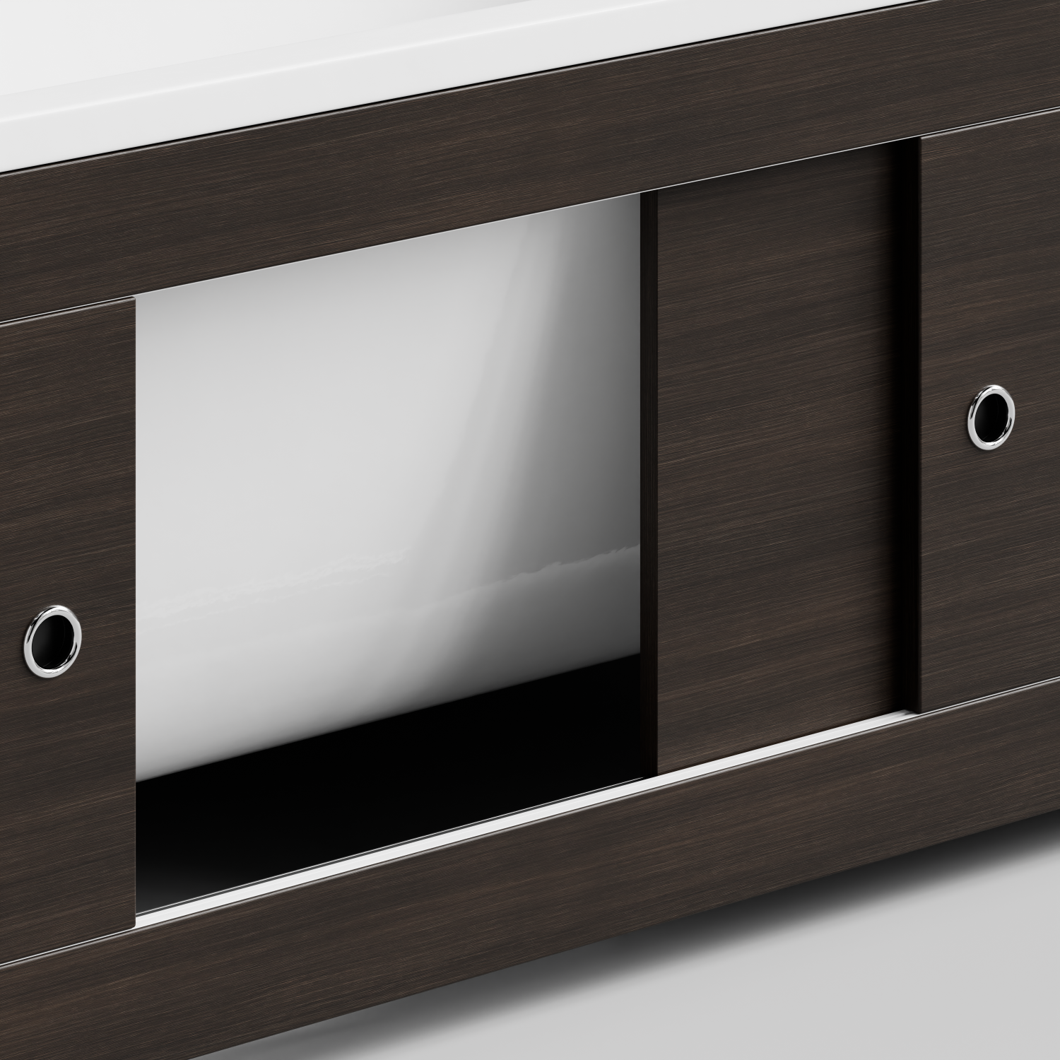 Экран под ванну Vod-ok Купе 180 раздвижной Палисандр