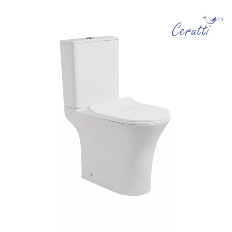 Унитаз Ceruttispa BERNINA CT7193 напольный, безободковый, белый